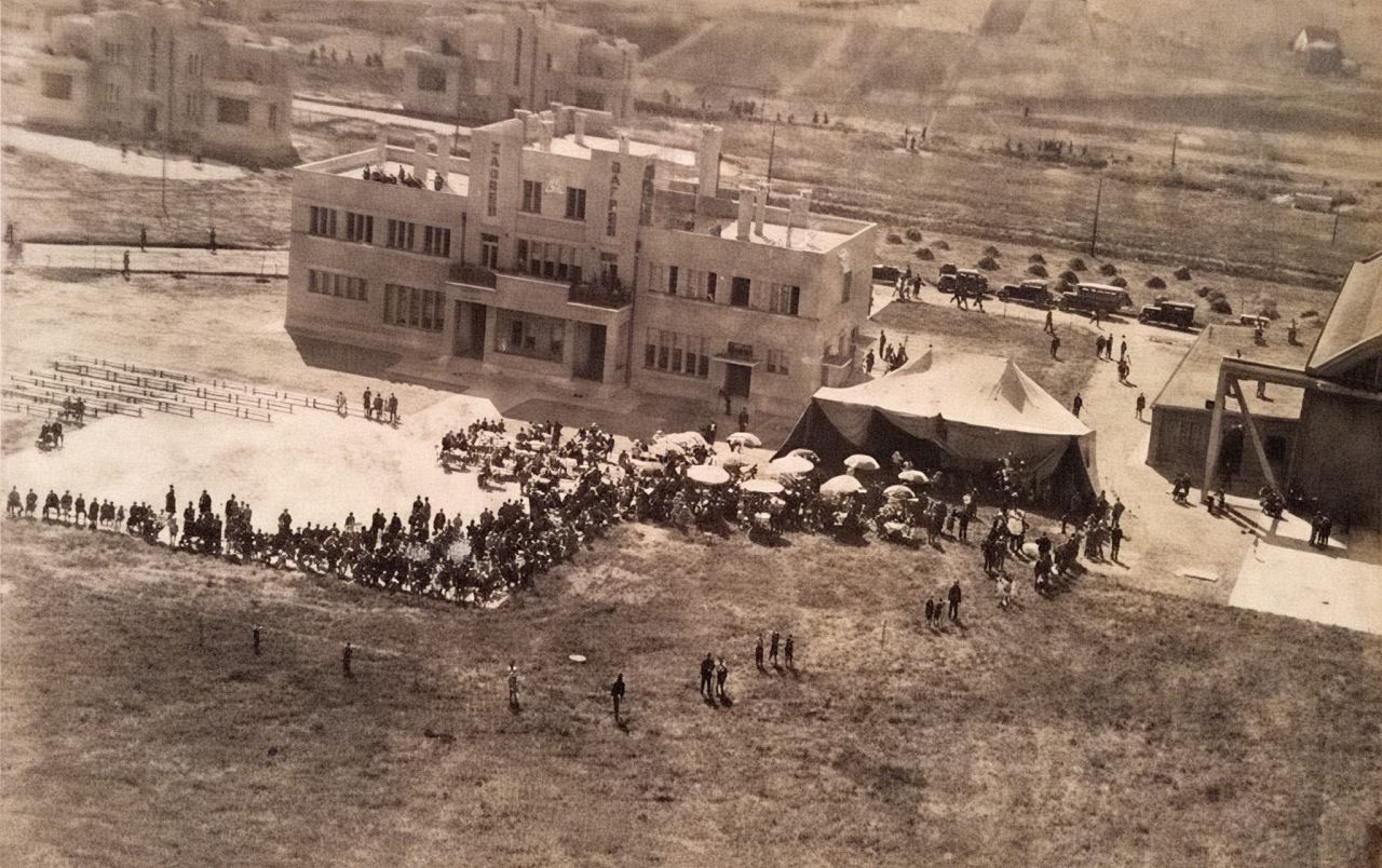 Zračna luka Borongaj 1930-ih godine